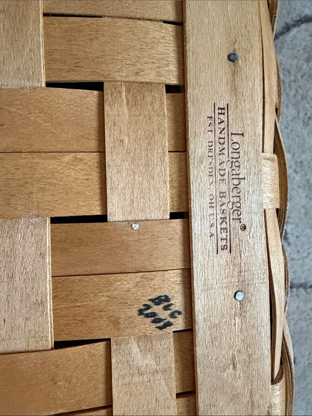 Longaberger Collector’s Club Membership Basket